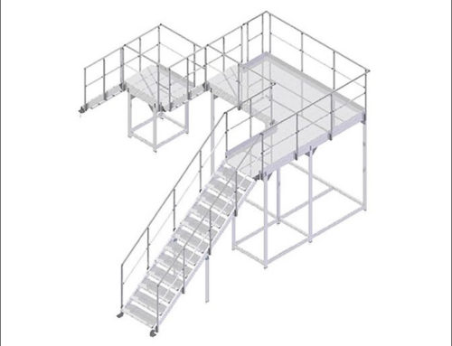 Exemplo de projeto do sistema de escada/plataforma