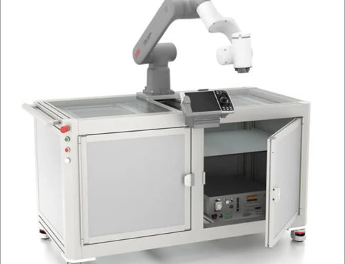 Estação de trabalho do robô 1600×800 Bandejas individuais Kit ABB